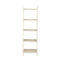 White Wood Traditional Shelving Unit, 69 " x 20 " x 14 "